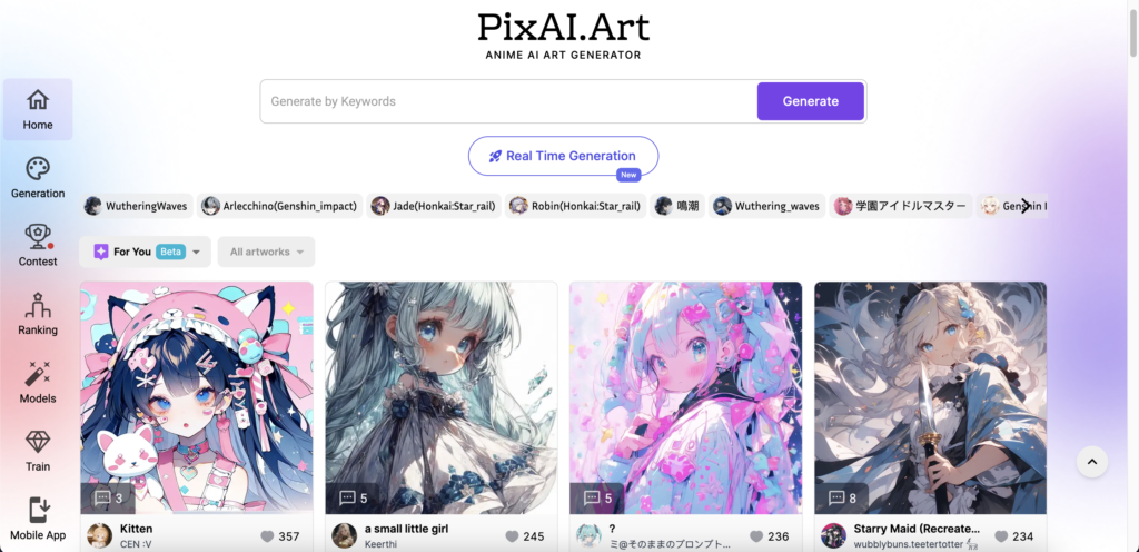 aitoolcity-PixAI - AI Art Generator